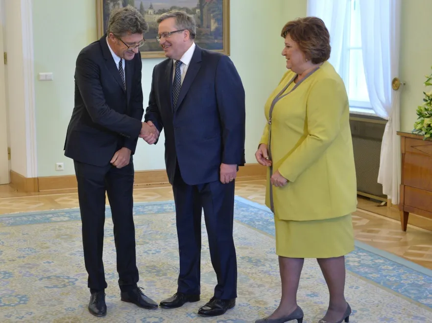 Paweł Pawlikowski; Bronisław Komorowski; Anna Komorowska
