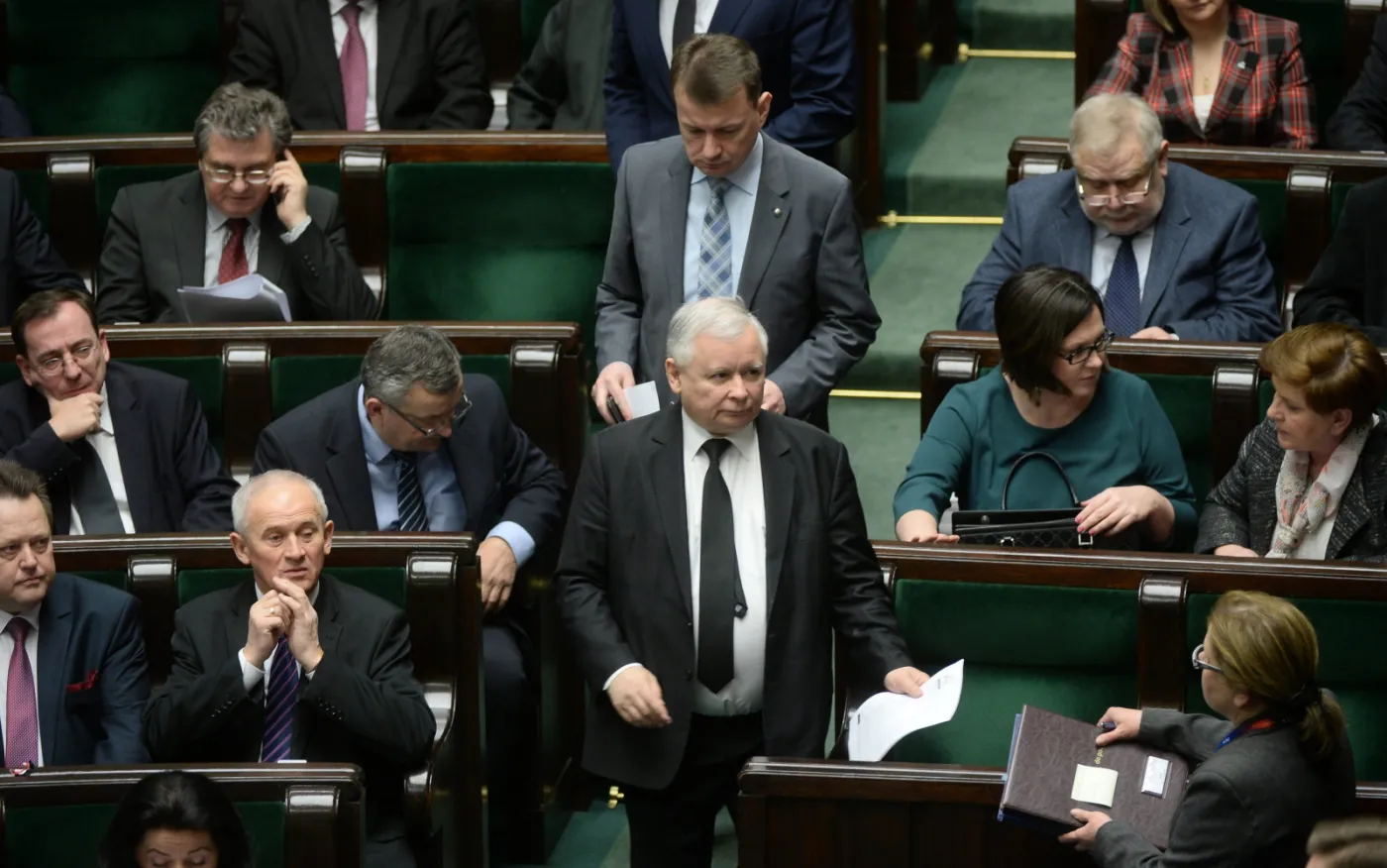 Jarosław Kaczyński w Sejmie