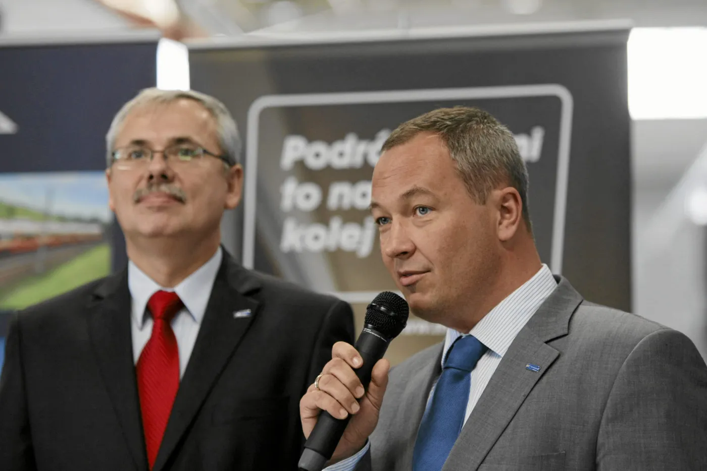 Marcin Celejewski, po prawej