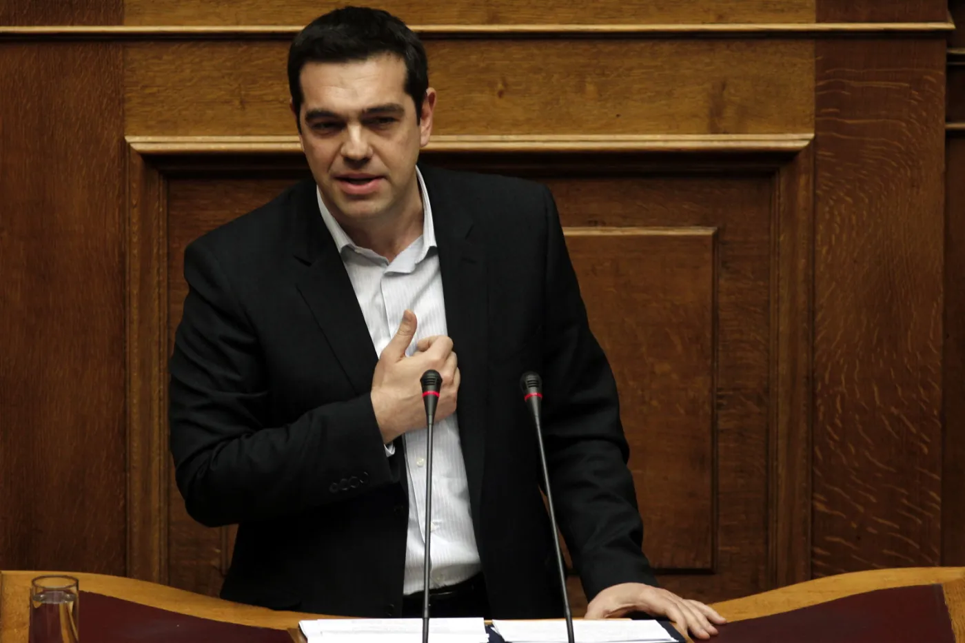 Grecki premier Alexis Tsipras 