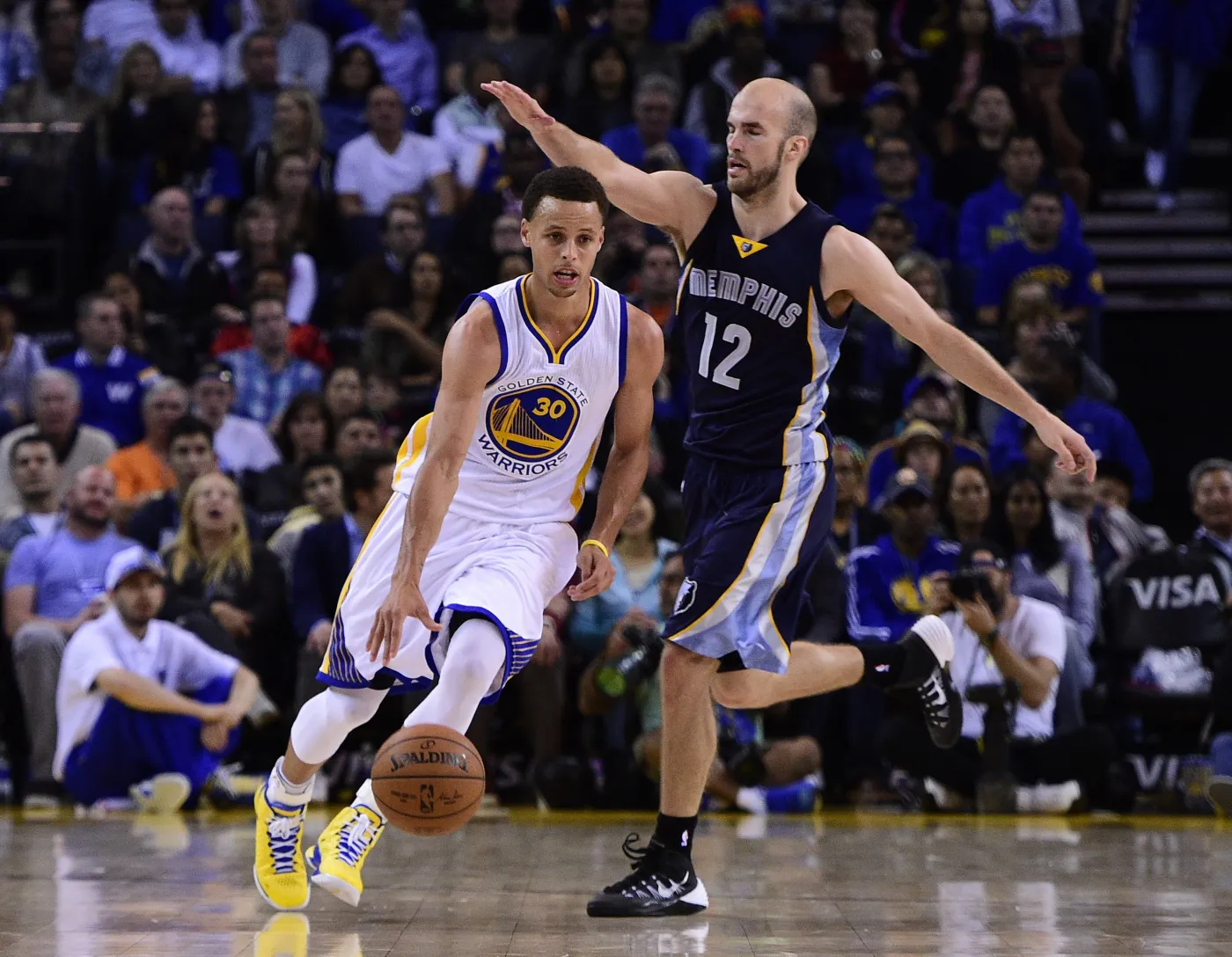 Stephen Curry i Nick Calathes