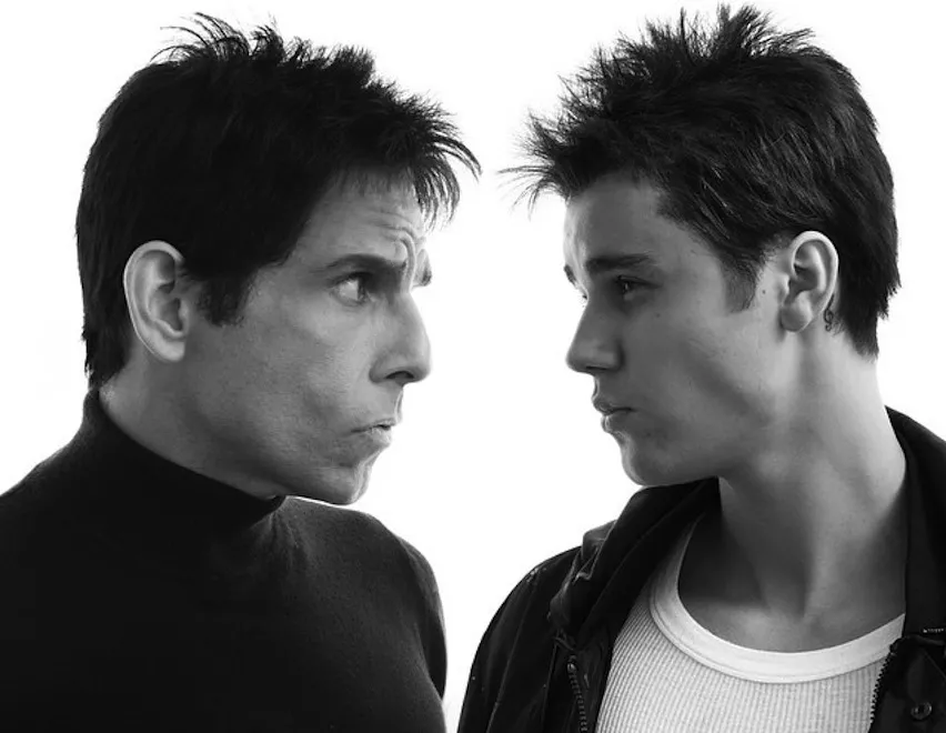 Justin Bieber i Ben Stiller