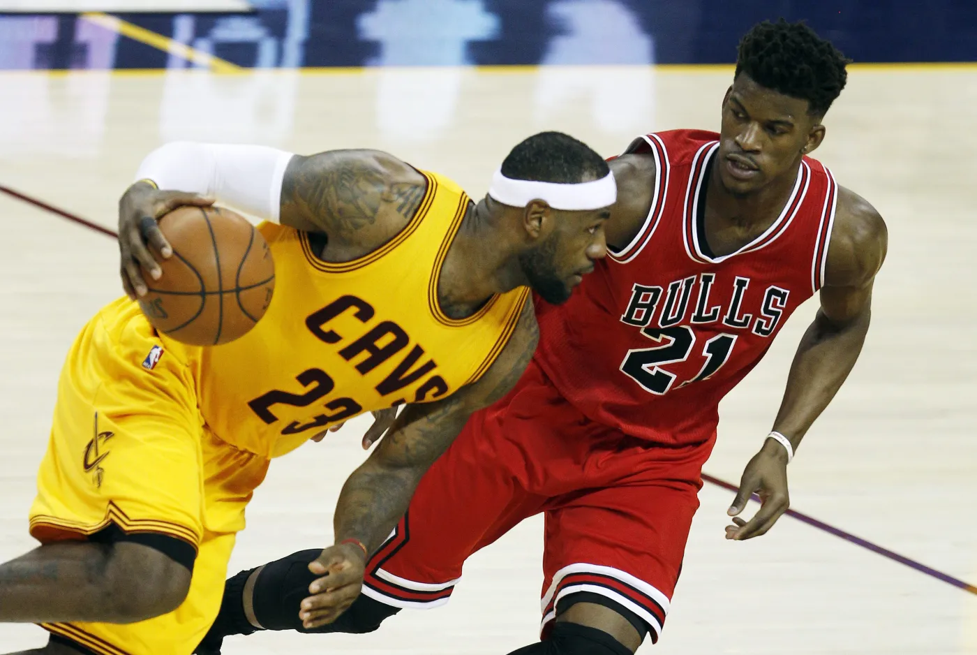 Jimmy Butler i LeBron James