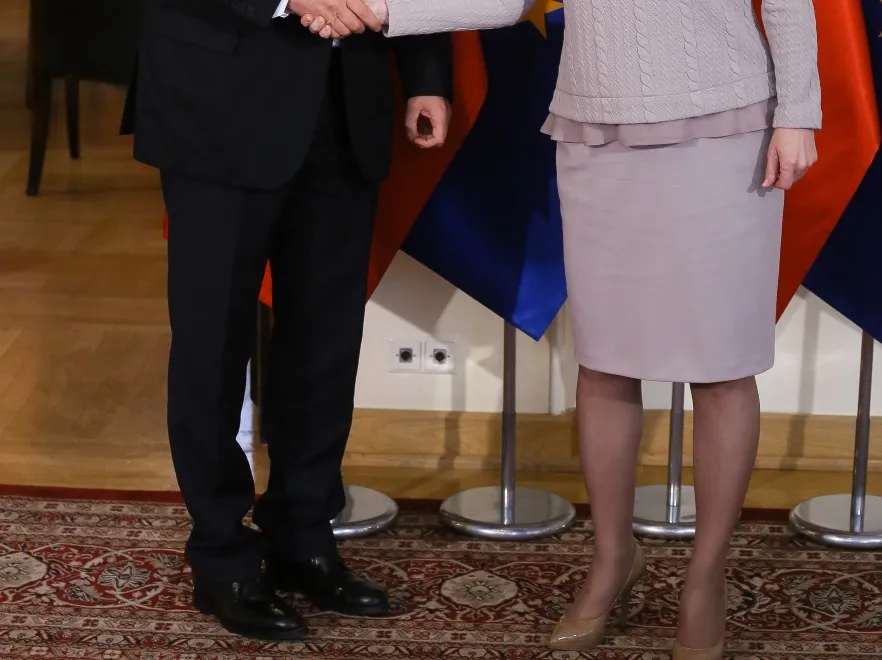 Ewa Kopacz; Marosz Szefczovicz 