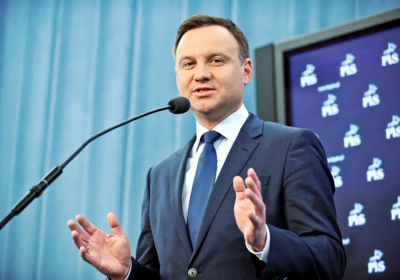 Kandydat PiS na prezydenta RP, europoseł Andrzej Duda