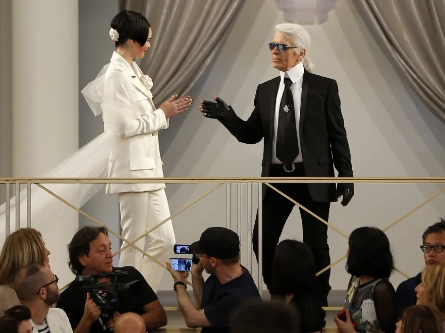 Kendall Jenner; Karl Lagerfeld