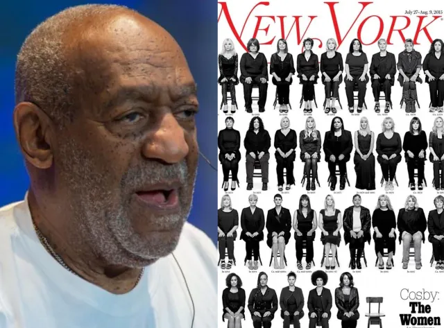 35 ofiar Billa Cosby'ego na jednej okładce "New York Magazine"