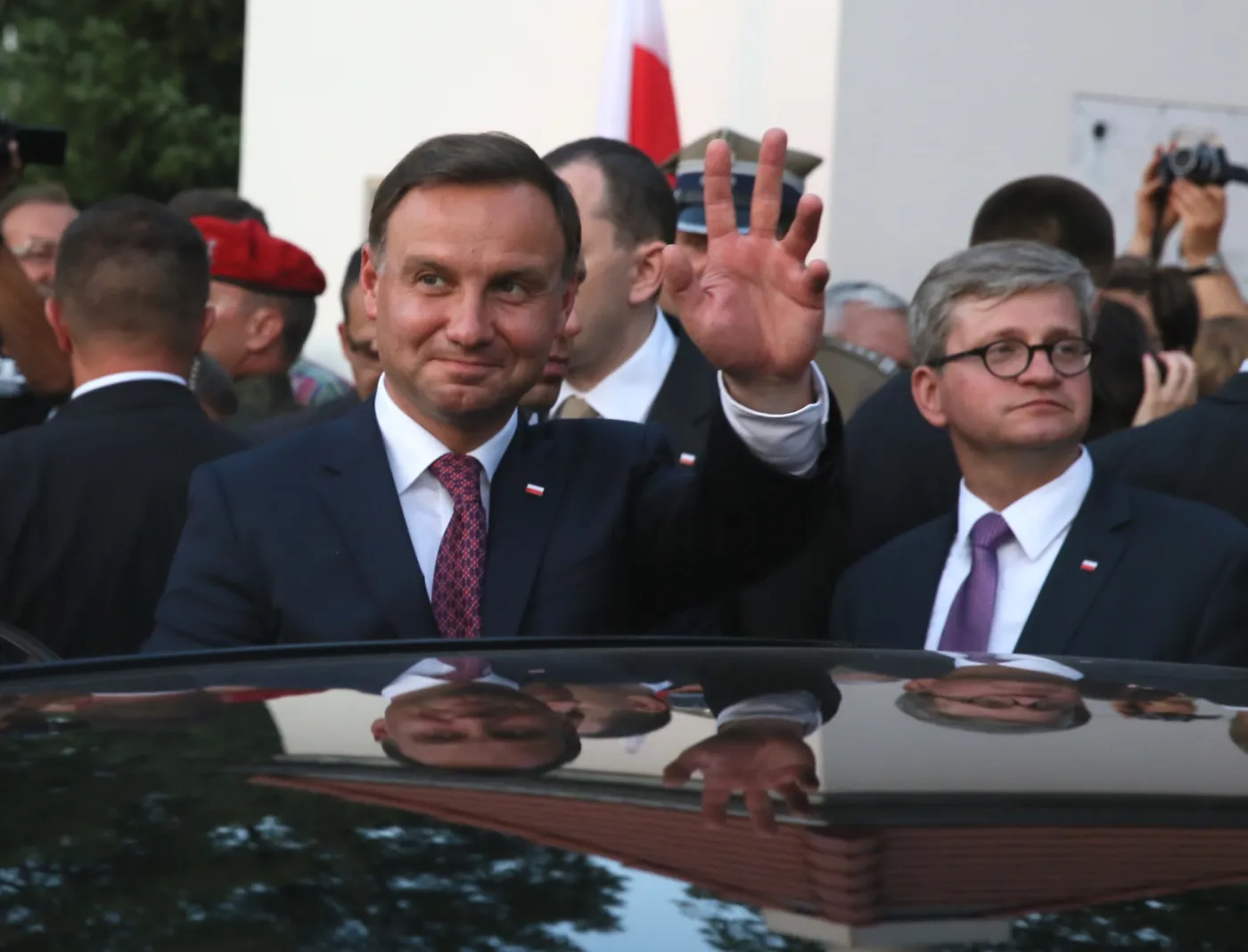 Andrzej Duda i szef BBN Paweł Soloch