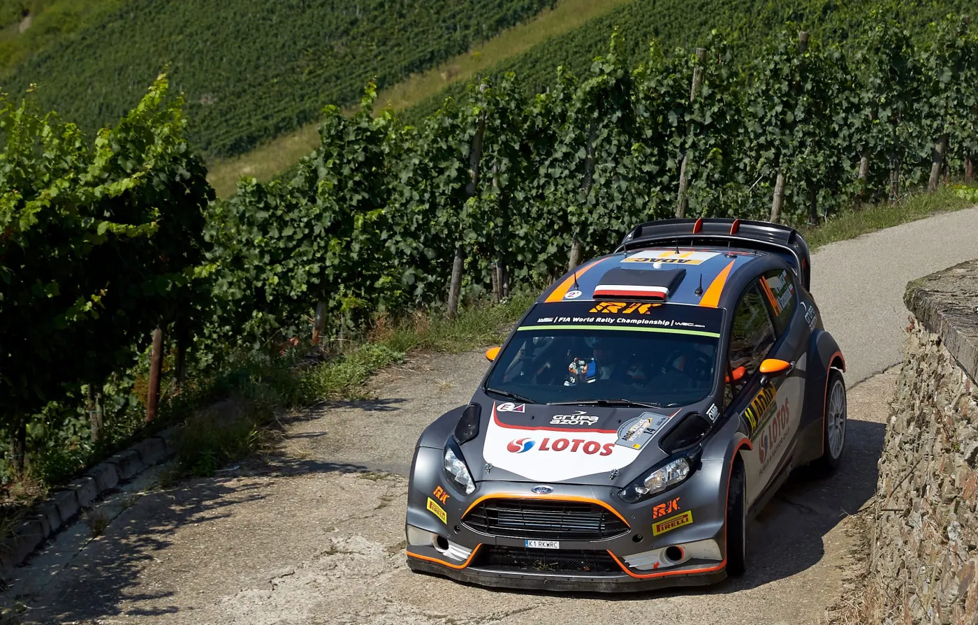 Polska załoga Robert Kubica i Maciek Sczepaniak