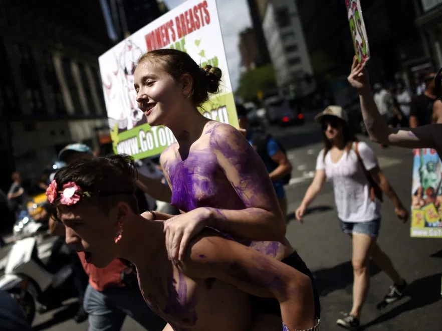 Go Topless Day 2015 Nowy Jork