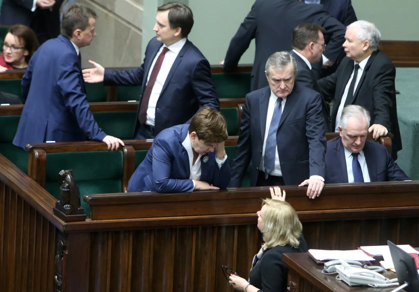 Beata Szydło wśród ministrów swojego rządu