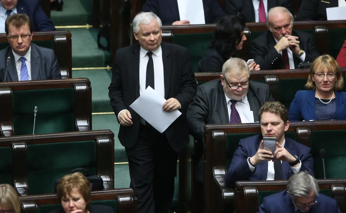 Jarosław Kaczyński w Sejmie