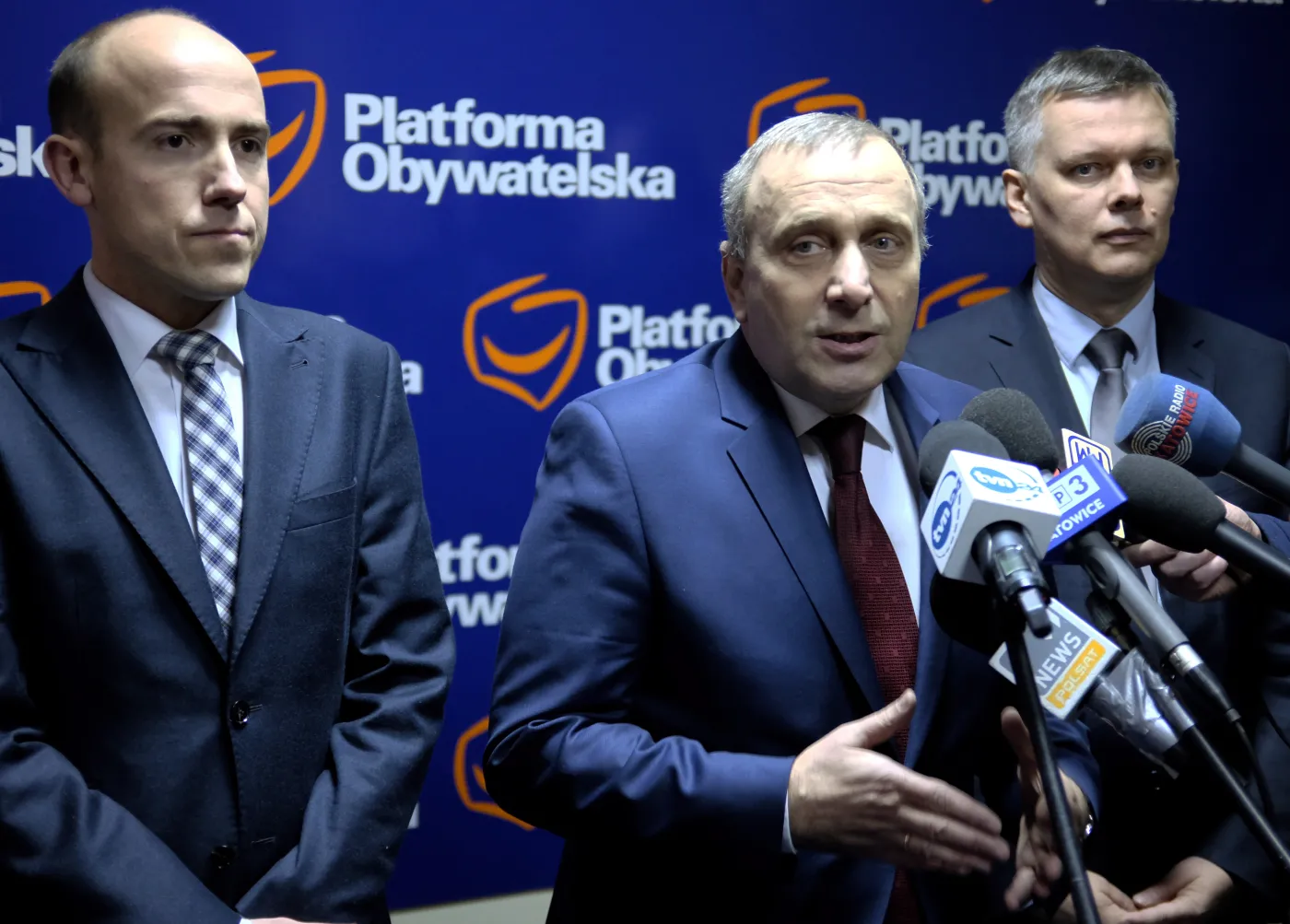 Grzegorz Schetyna, Borys Budka i Tomasz Siemoniak