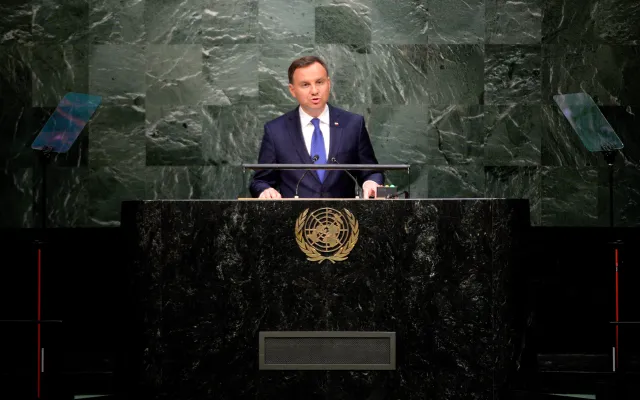 Andrzej Duda stanowczo w ONZ: Jako prezydent RP chcę wyrazić mój sprzeciw