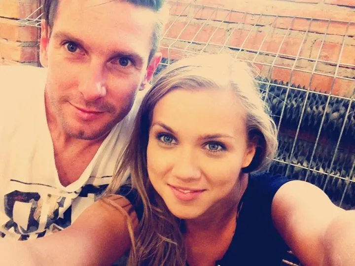 Łukasz Kadziewicz i Agnieszka Kaczorowska