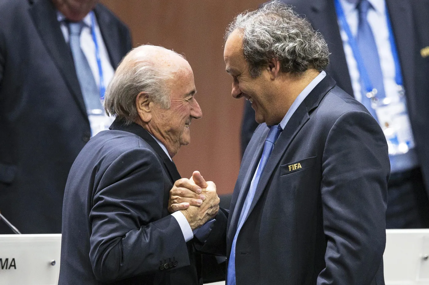 Sepp Blatter i Michel Platini