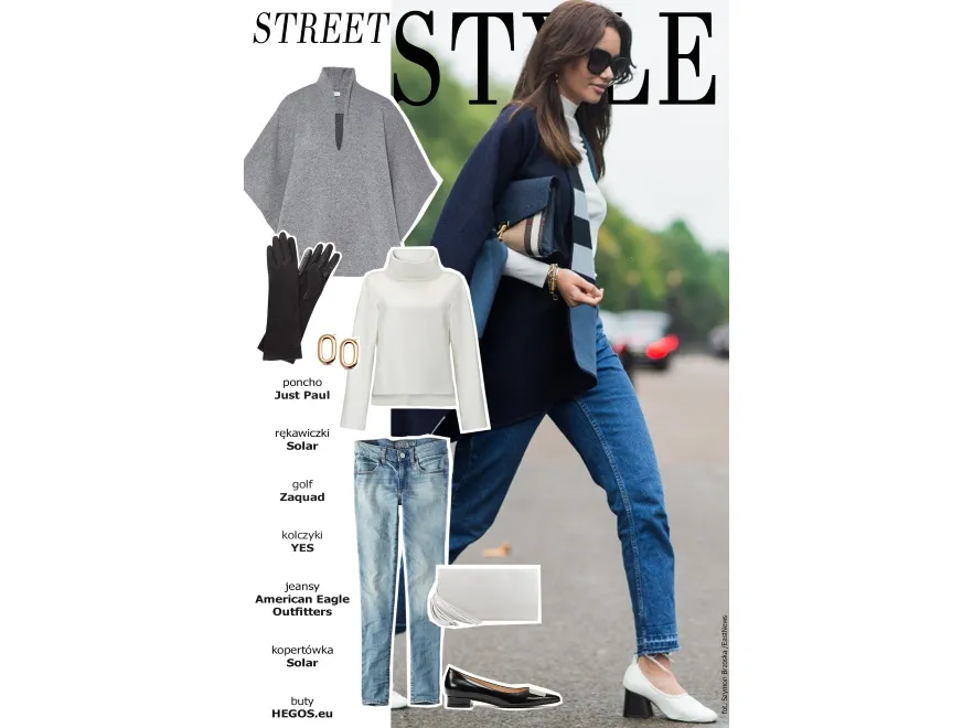 To trzeba nauczyć się nosić tej jesieni! Ponczo w 3 STYLIZACJACH