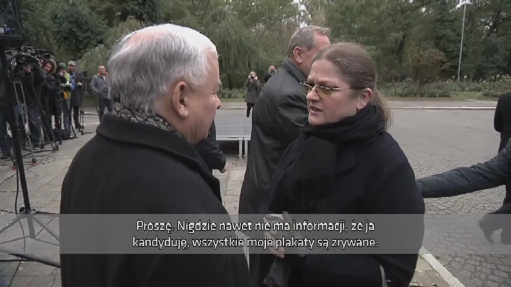 Krystyna Pawłowicz i Jarosław Kaczyński