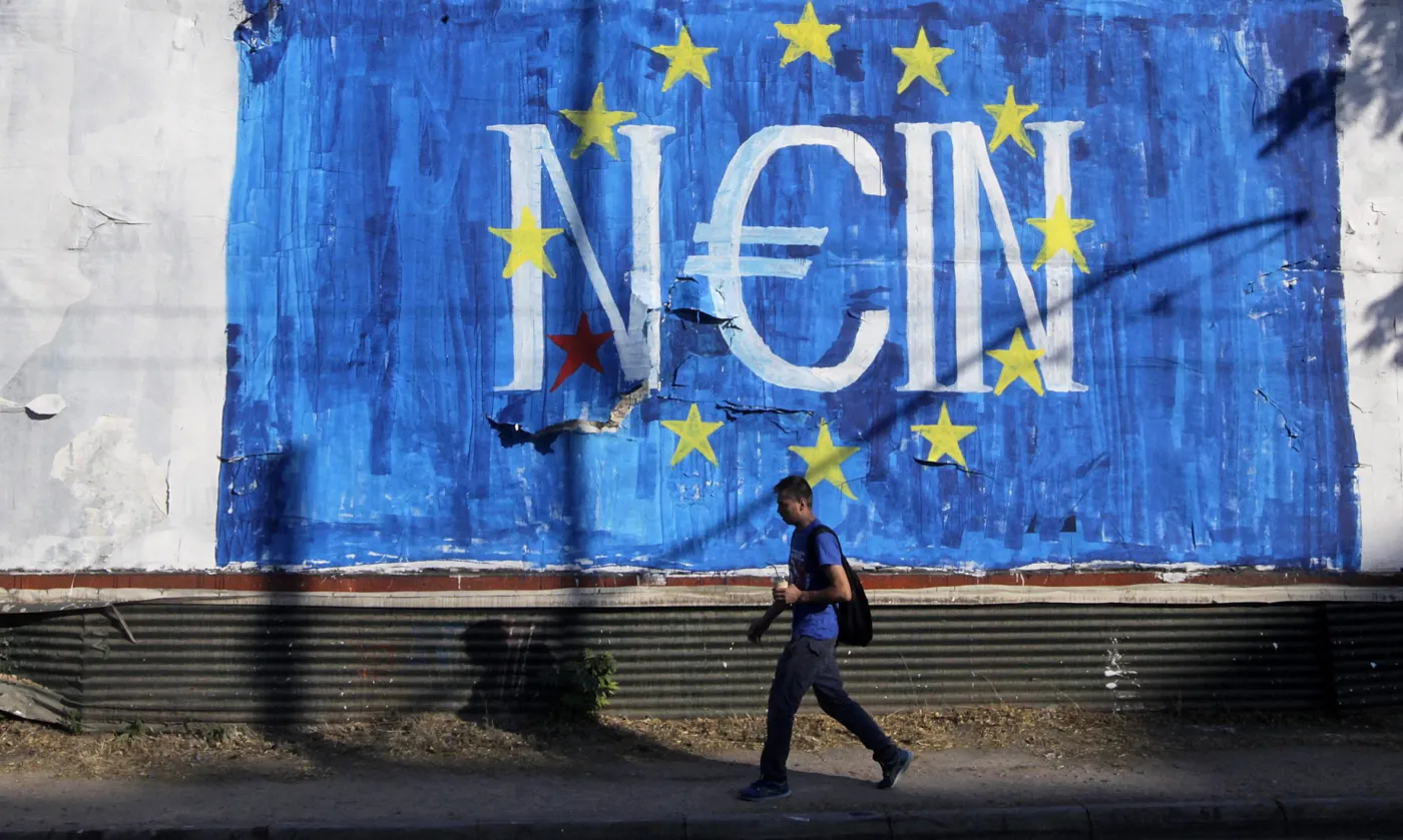 Antyunijne graffiti w Atenach