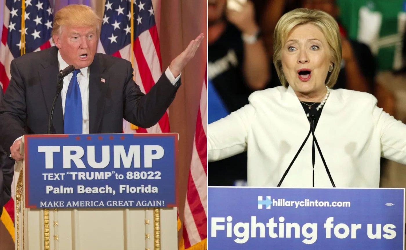 Donald Trump, Hillary Clinton