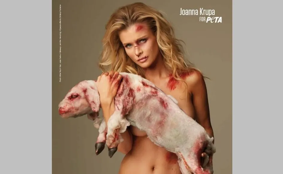 Joanna Krupa w kampanii PETA