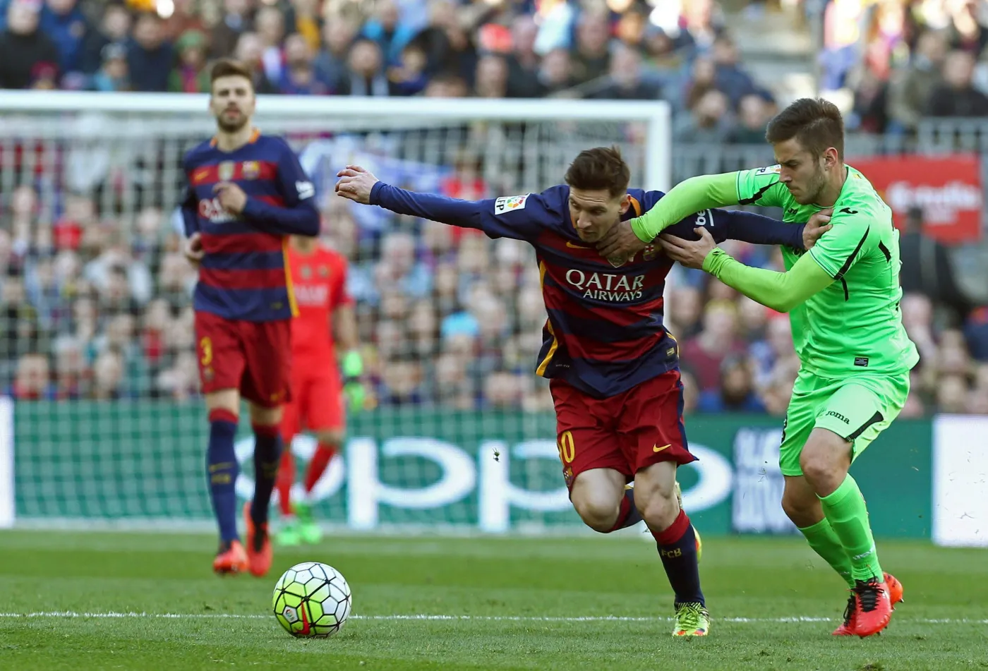 Lionel Messi i Alvaro Medran 