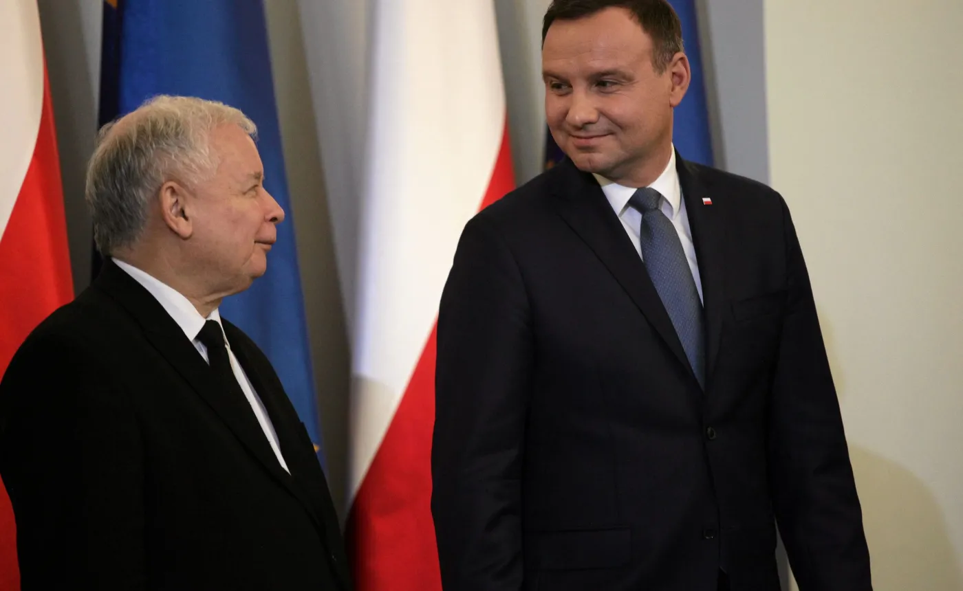 Jarosław Kaczyński i Andrzej Duda