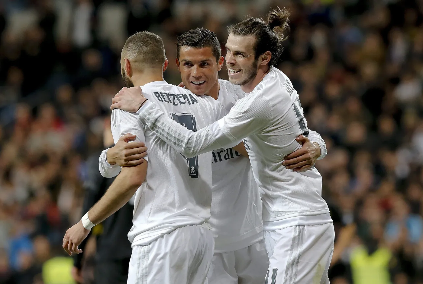 Gareth Bale, Cristiano Ronaldo i Karim Benzema
