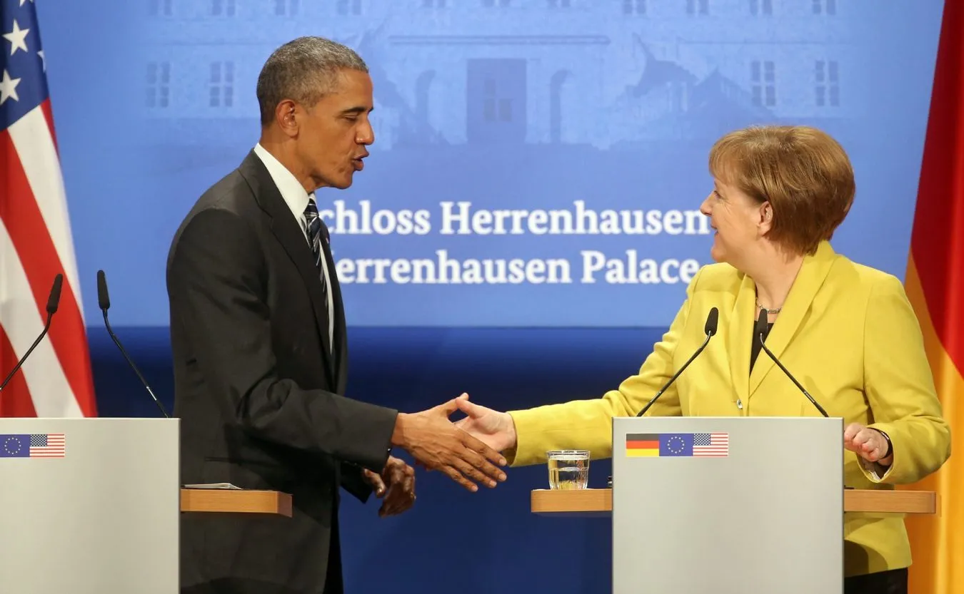 Barack Obama i Angela Merkel