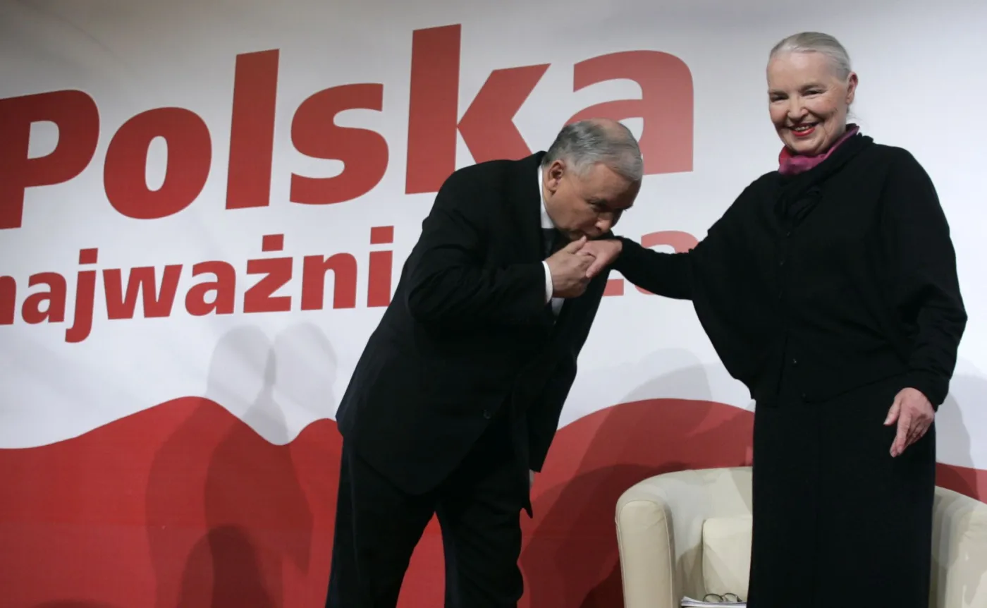 Jadwiga Staniszkis i Jarosław Kaczyński