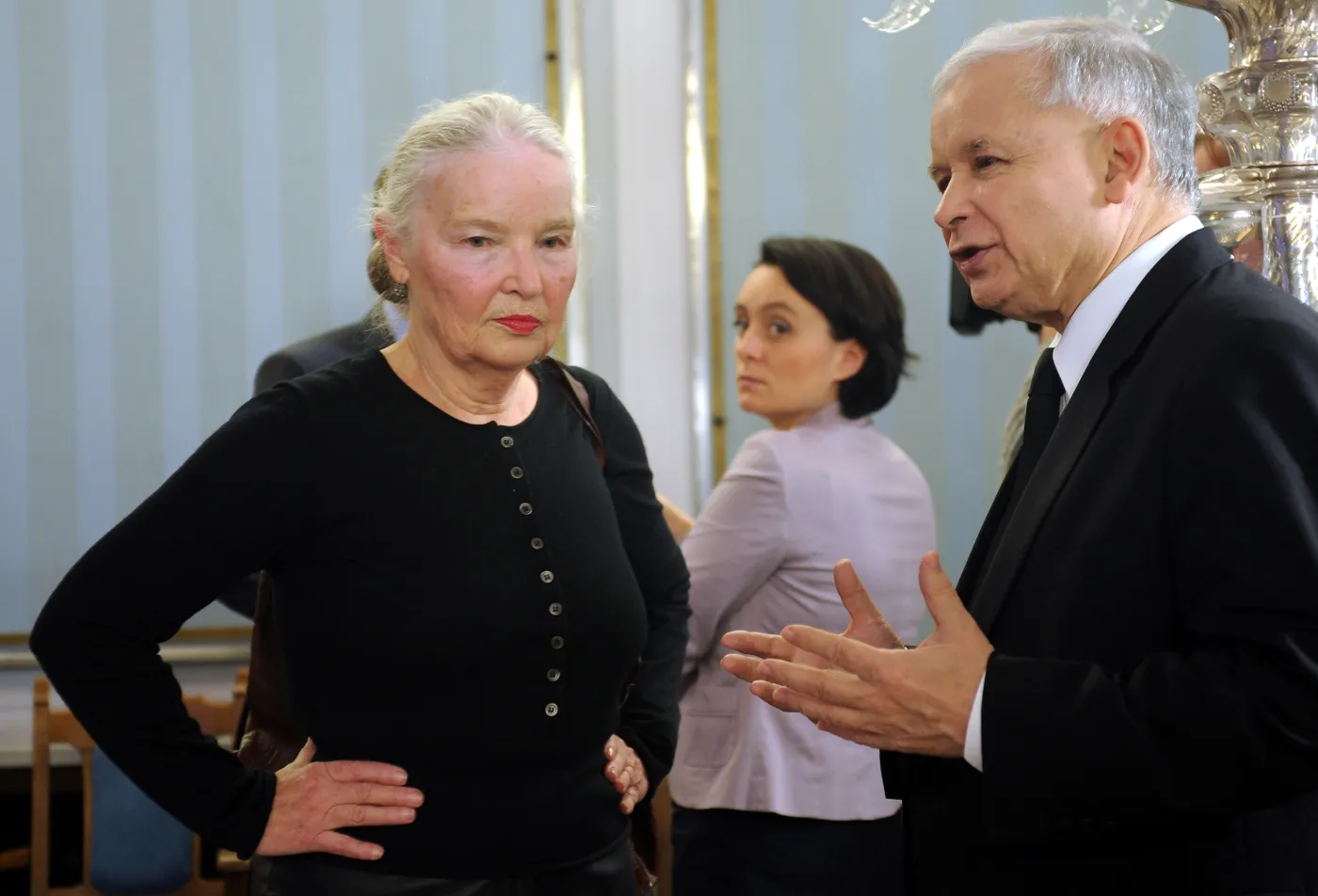 Jadwiga Staniszkis i Jarosław Kaczyński