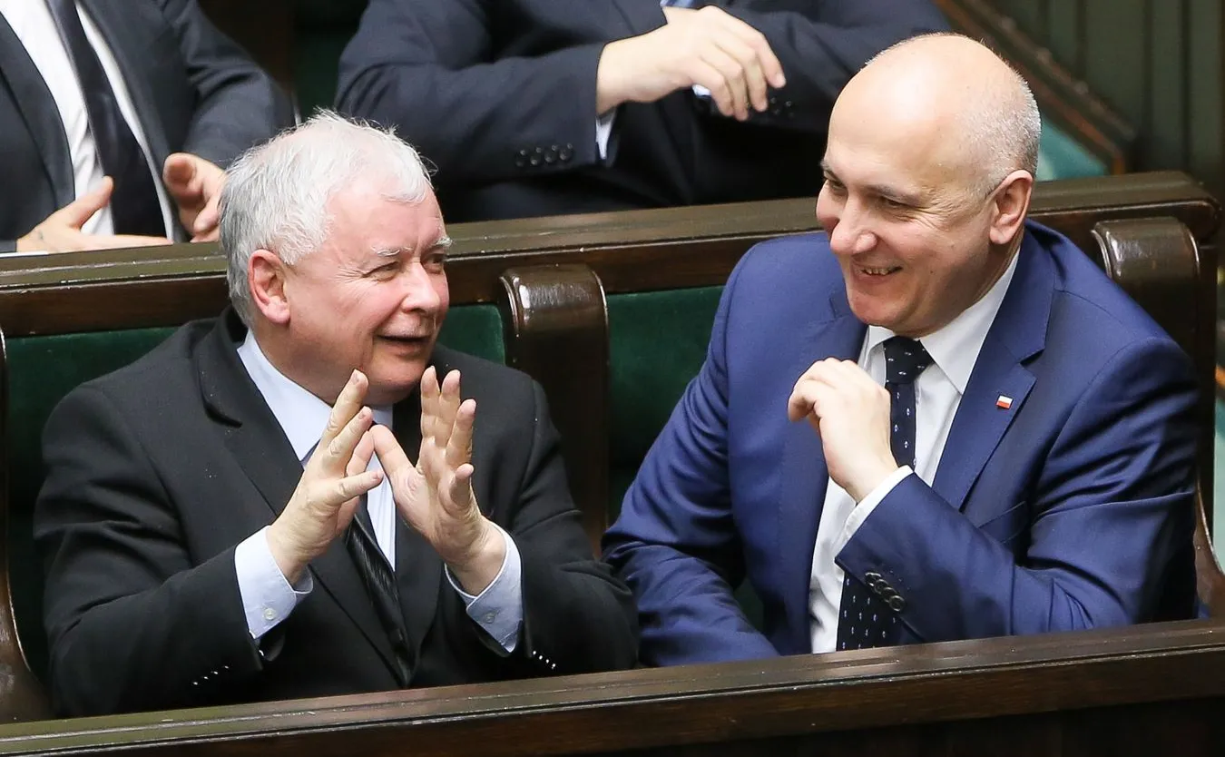Jarosław Kaczyński i Joachim Brudziński
