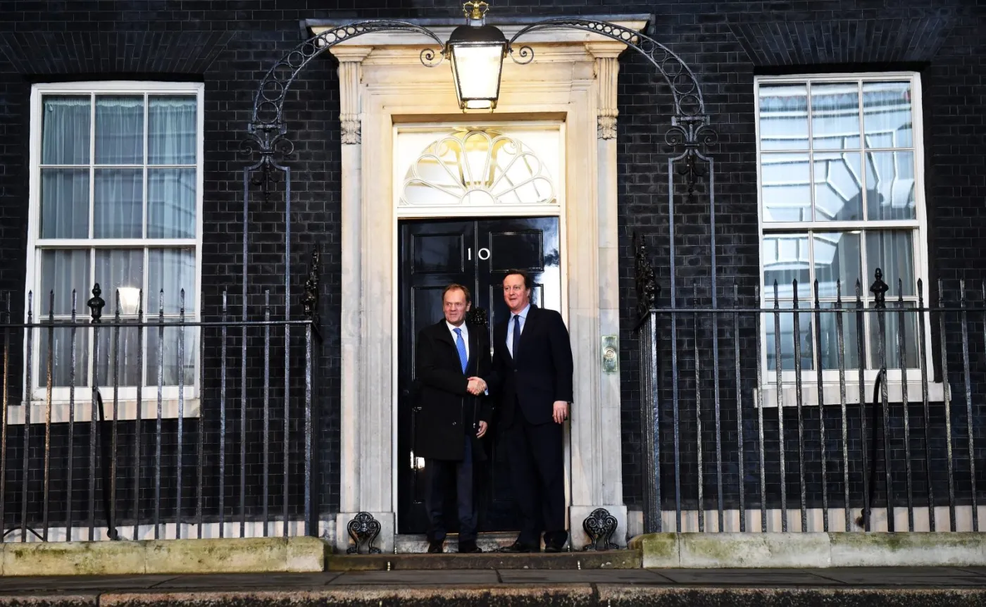 Donald Tusk i David Cameron