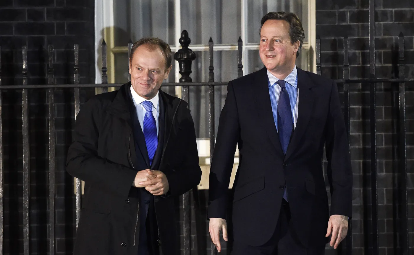 Donald Tusk i David Cameron