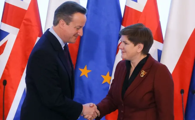 Zasiłki dla Polaków - jeden z głównych tematów spotkania Szydło z Cameronem