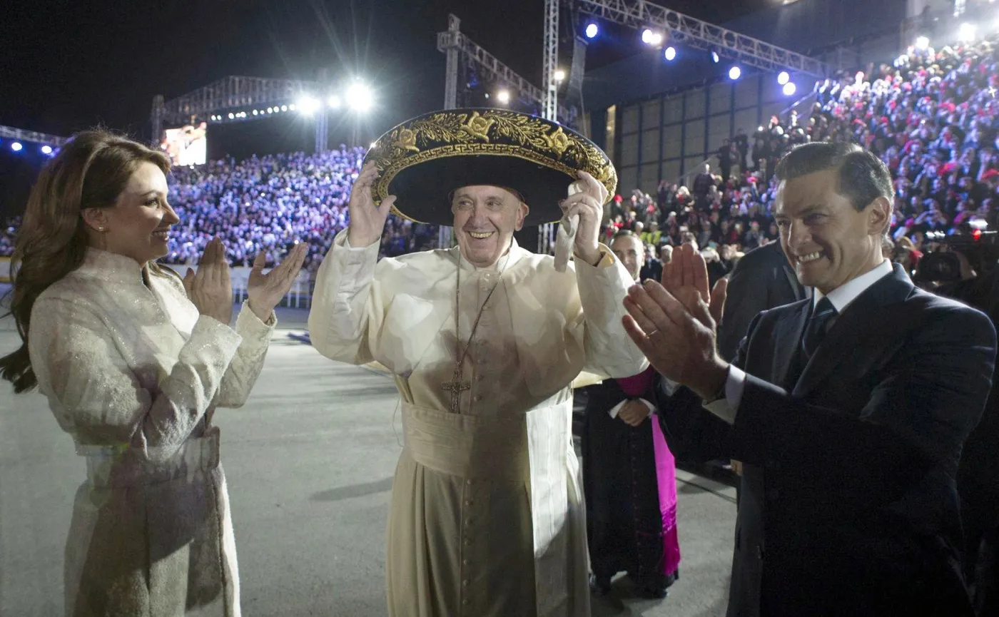 Papież Franciszek w sombrero