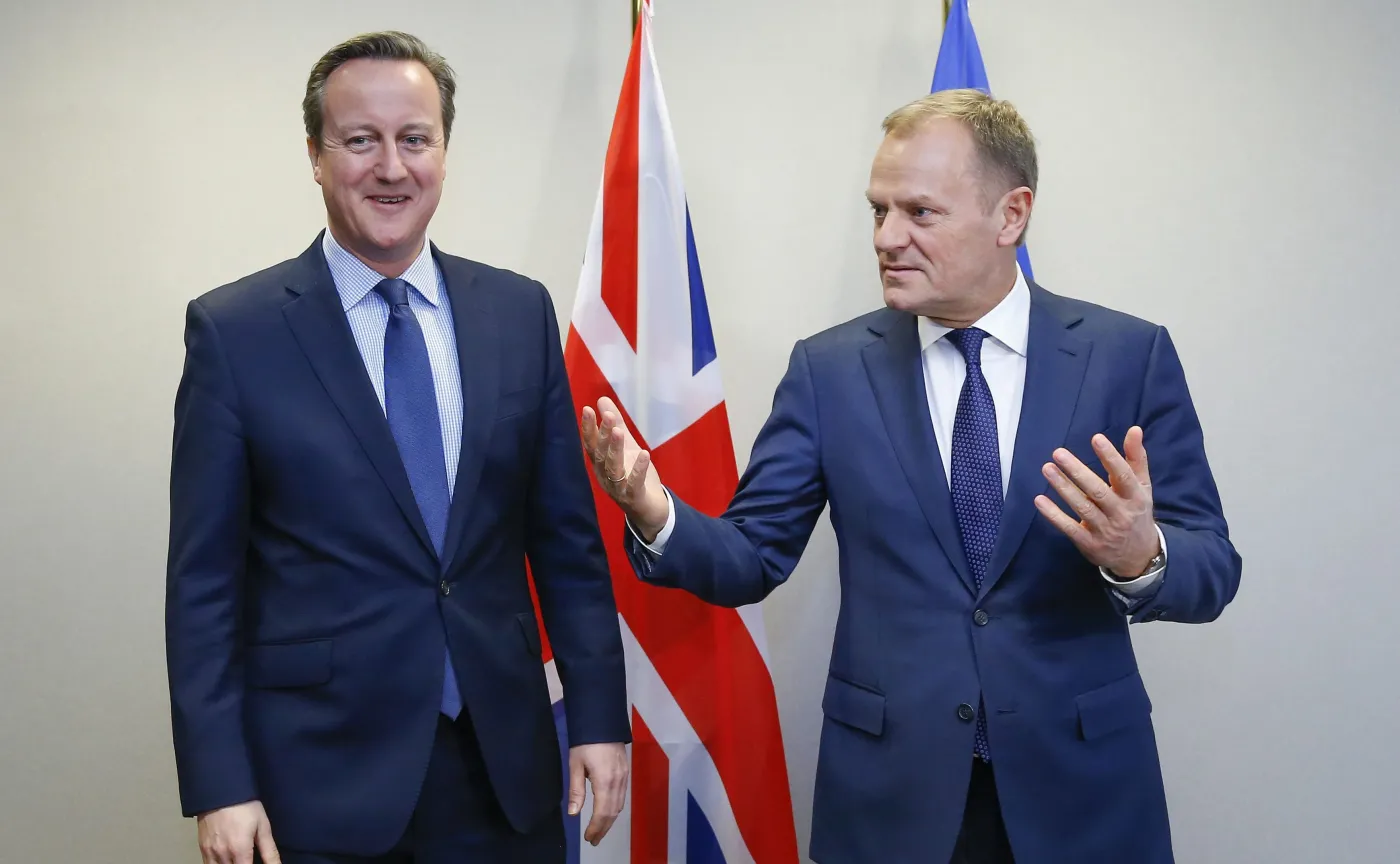 David Cameron i Donald Tusk