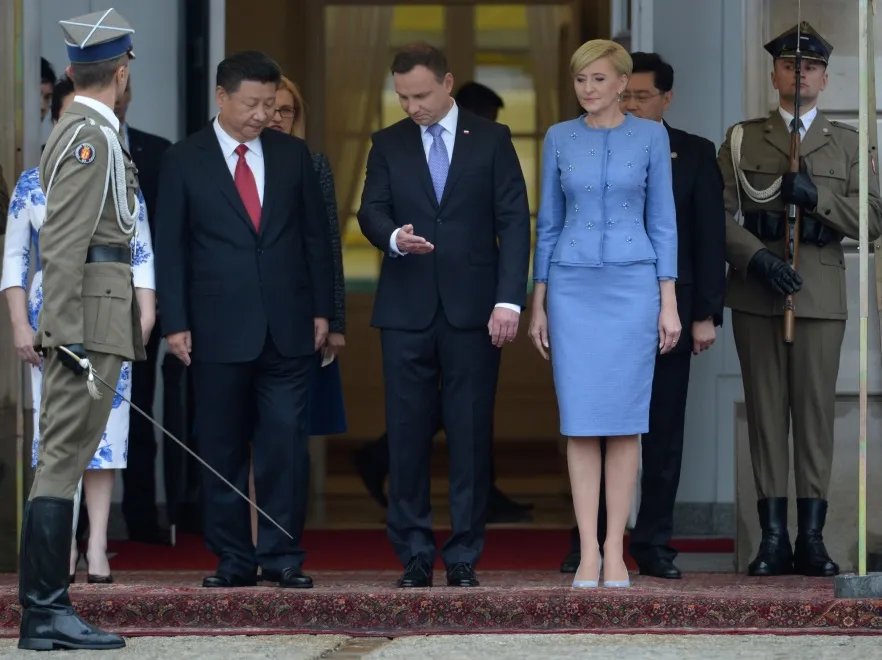 Xi Jinping; Andrzej Duda; Agata Kornhauser-Duda