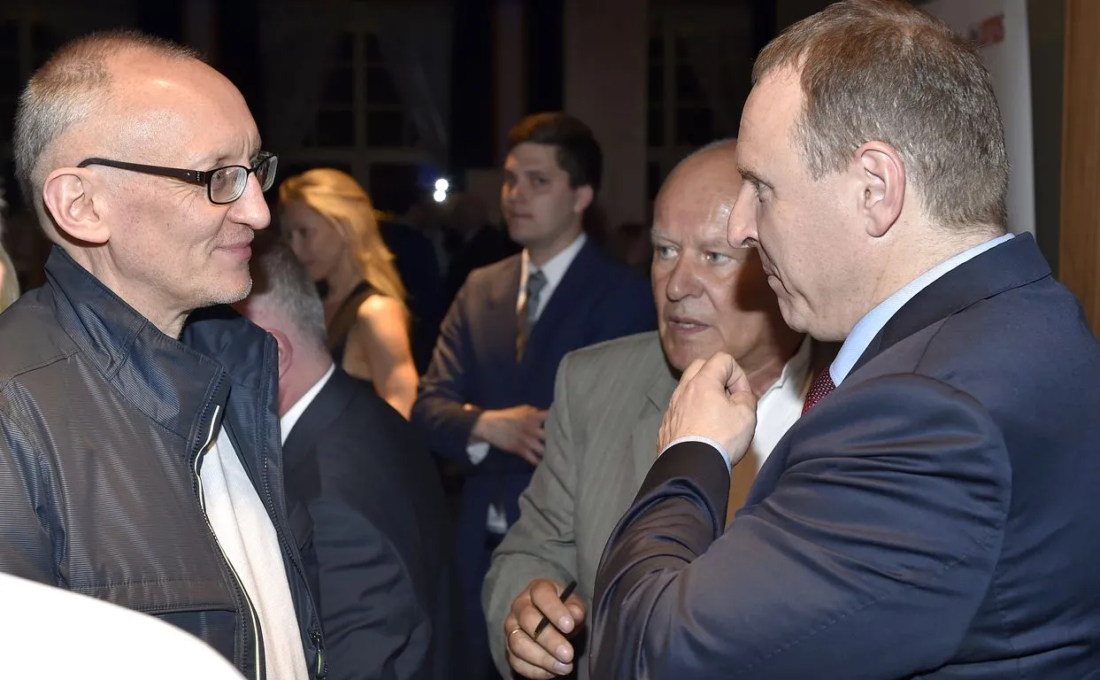 Maciej Chmiel i Jacek Kurski 