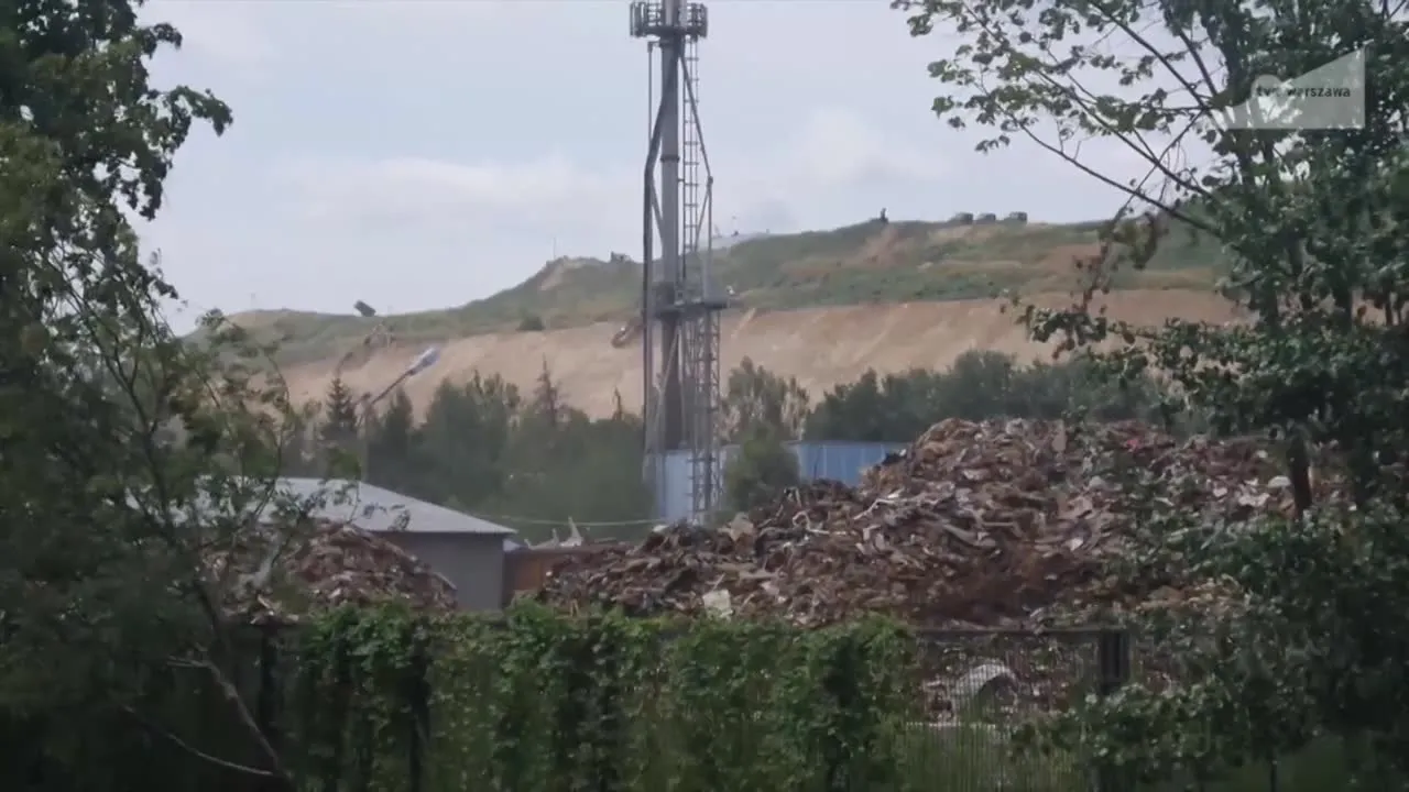 Wyrzutnia rakiet na wysypisku