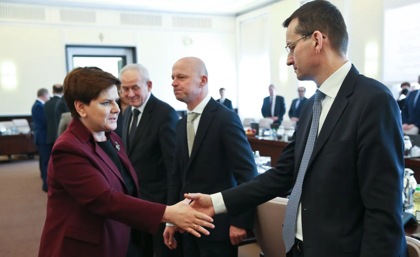 Beata Szydło, Paweł Szałamacha, Mateusz Morawiecki