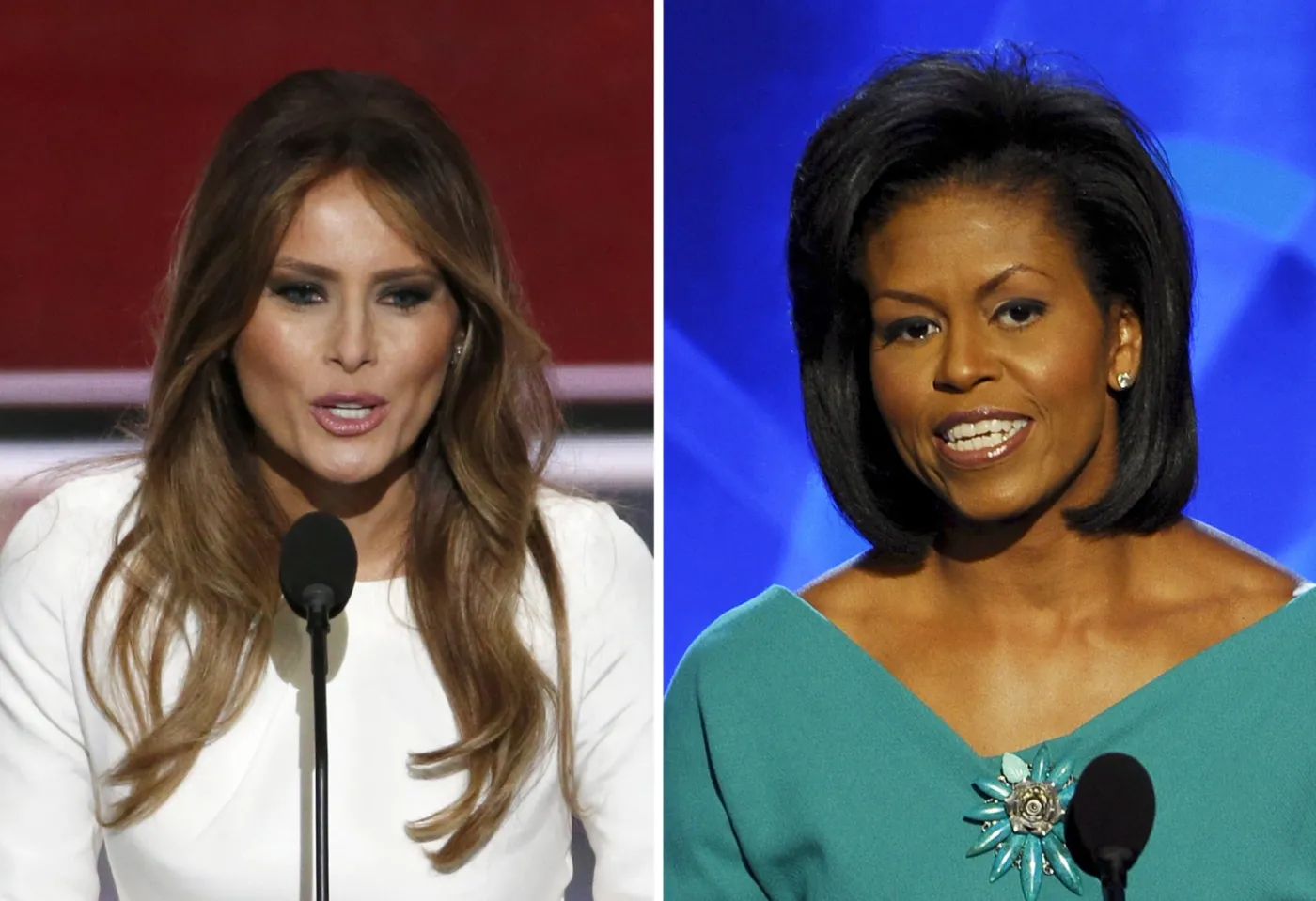 Melania Trump, Michelle Obama