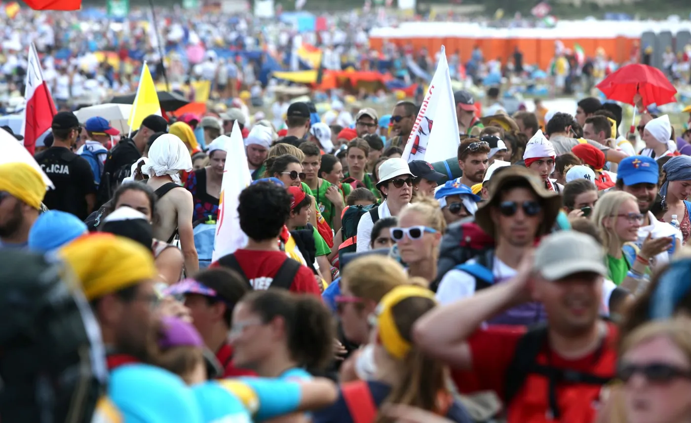 Pielgrzymi podczas Światowych Dni Młodzieży