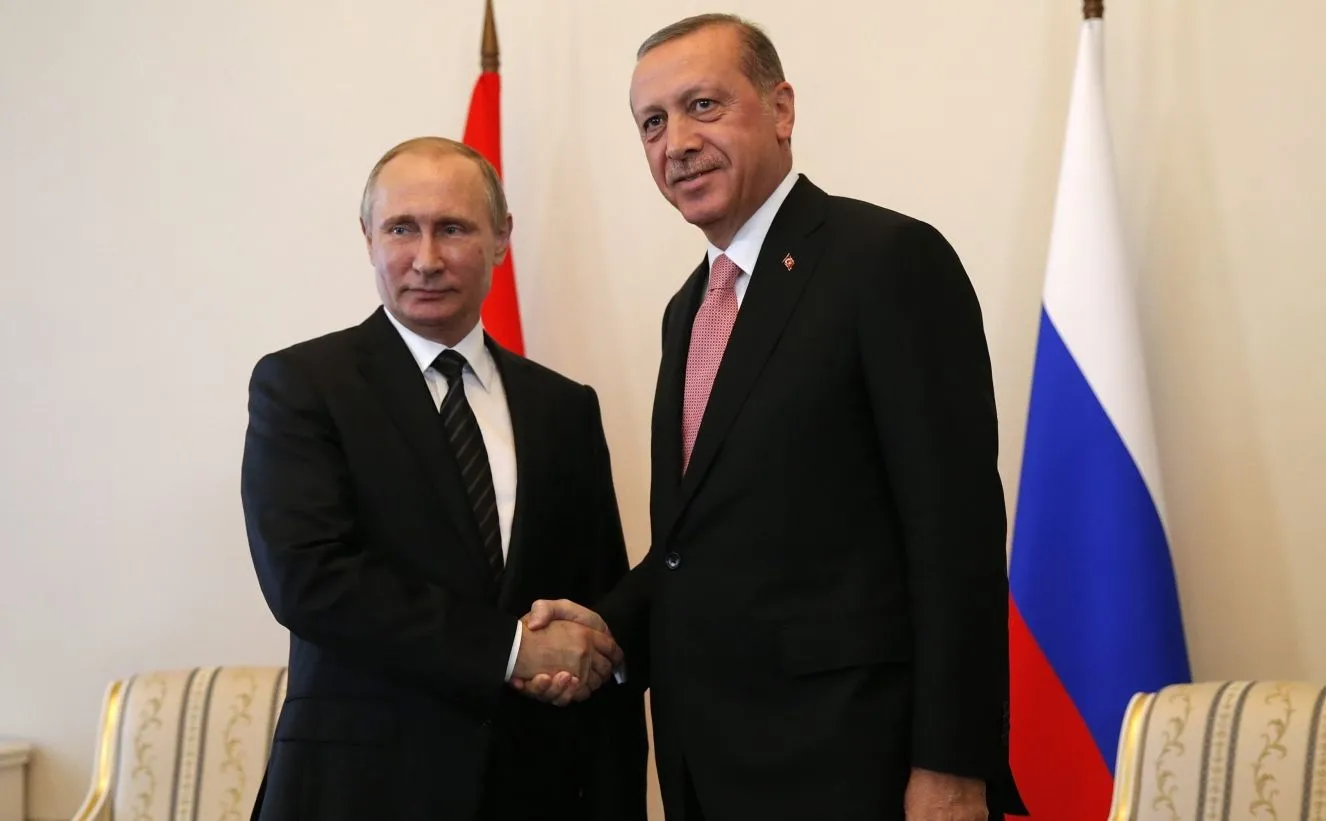 Władimir Putin i Recep Tayyip Erdogan