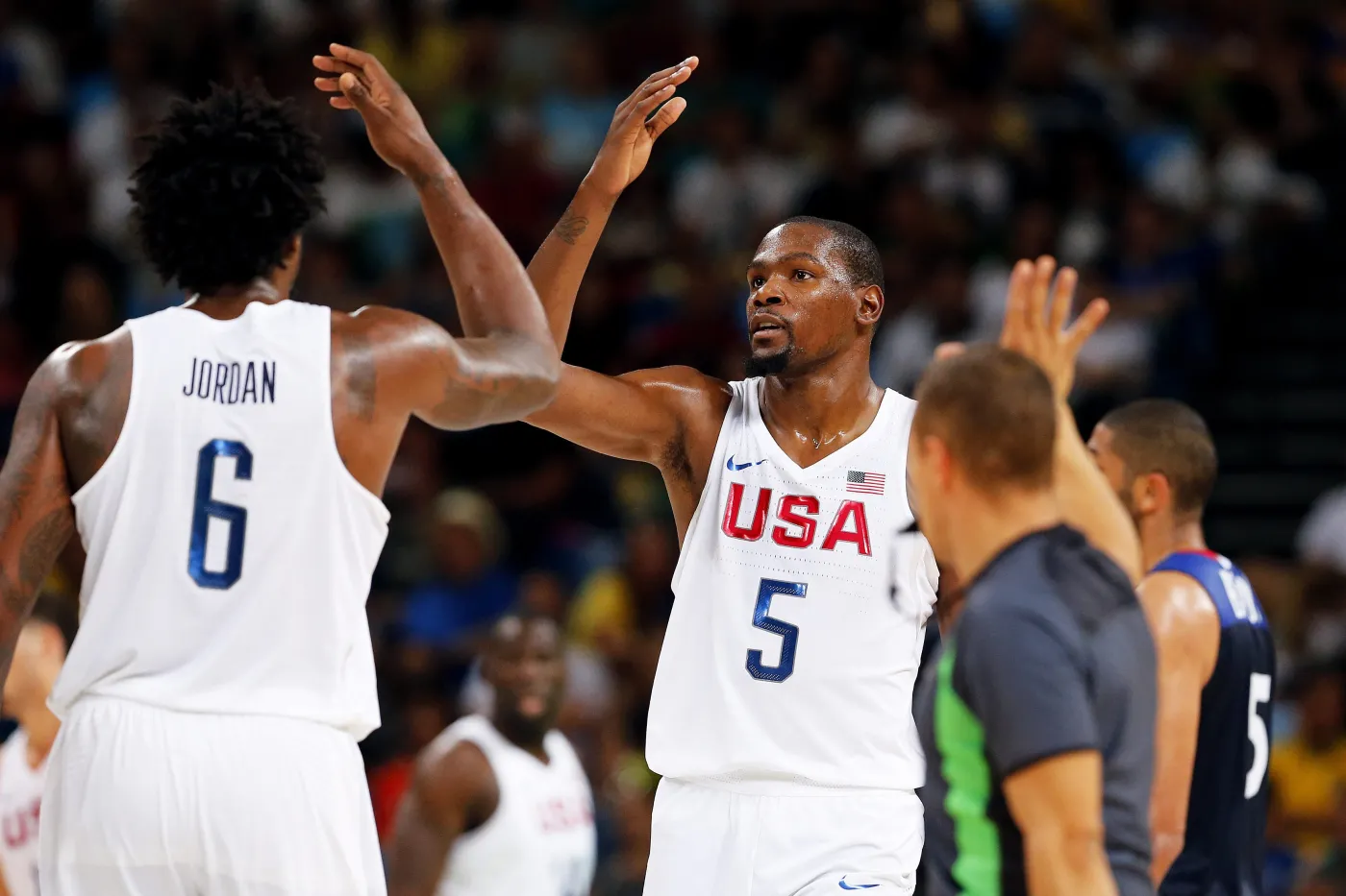 Kevin Durant i DeAndre Jordan