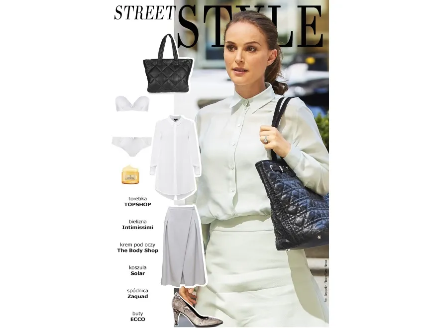 STYLIZACJE do biura w bieli