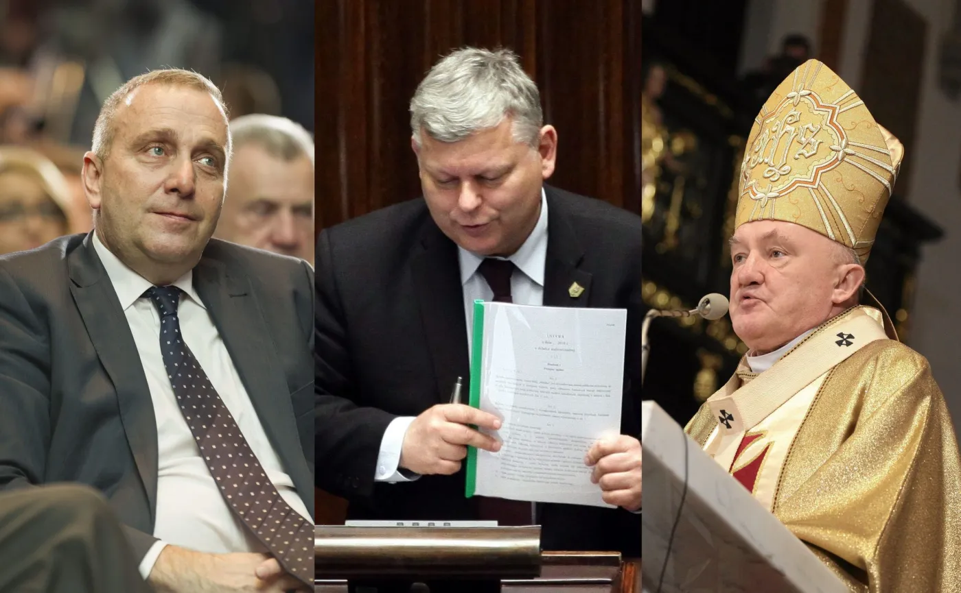 Marek Suski, Grzegorz Schetyna, kard. Kazimierz Nycz