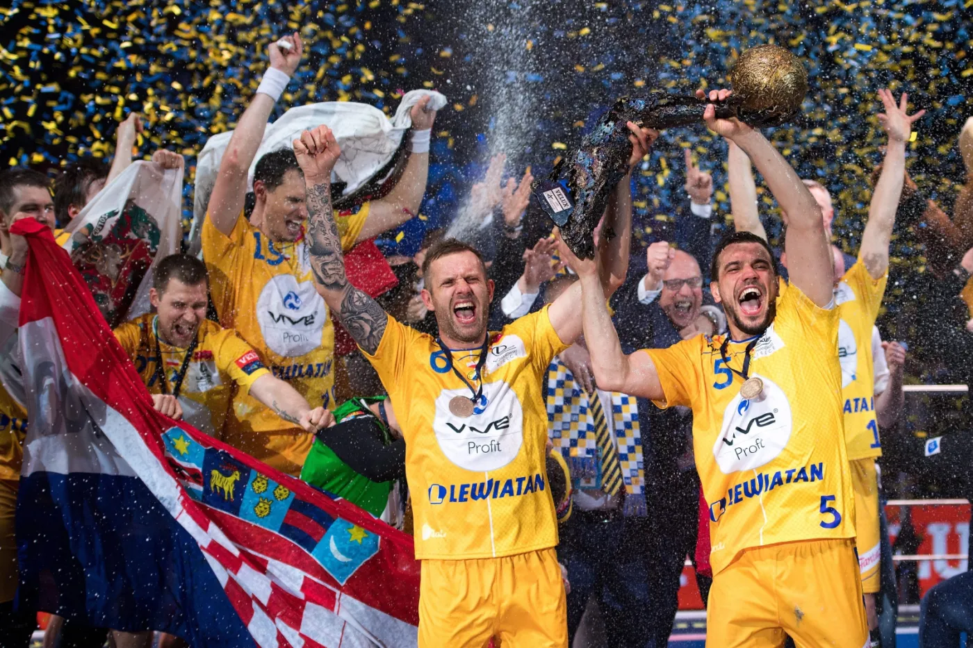Radość zawodników Vive Tauron Kielce