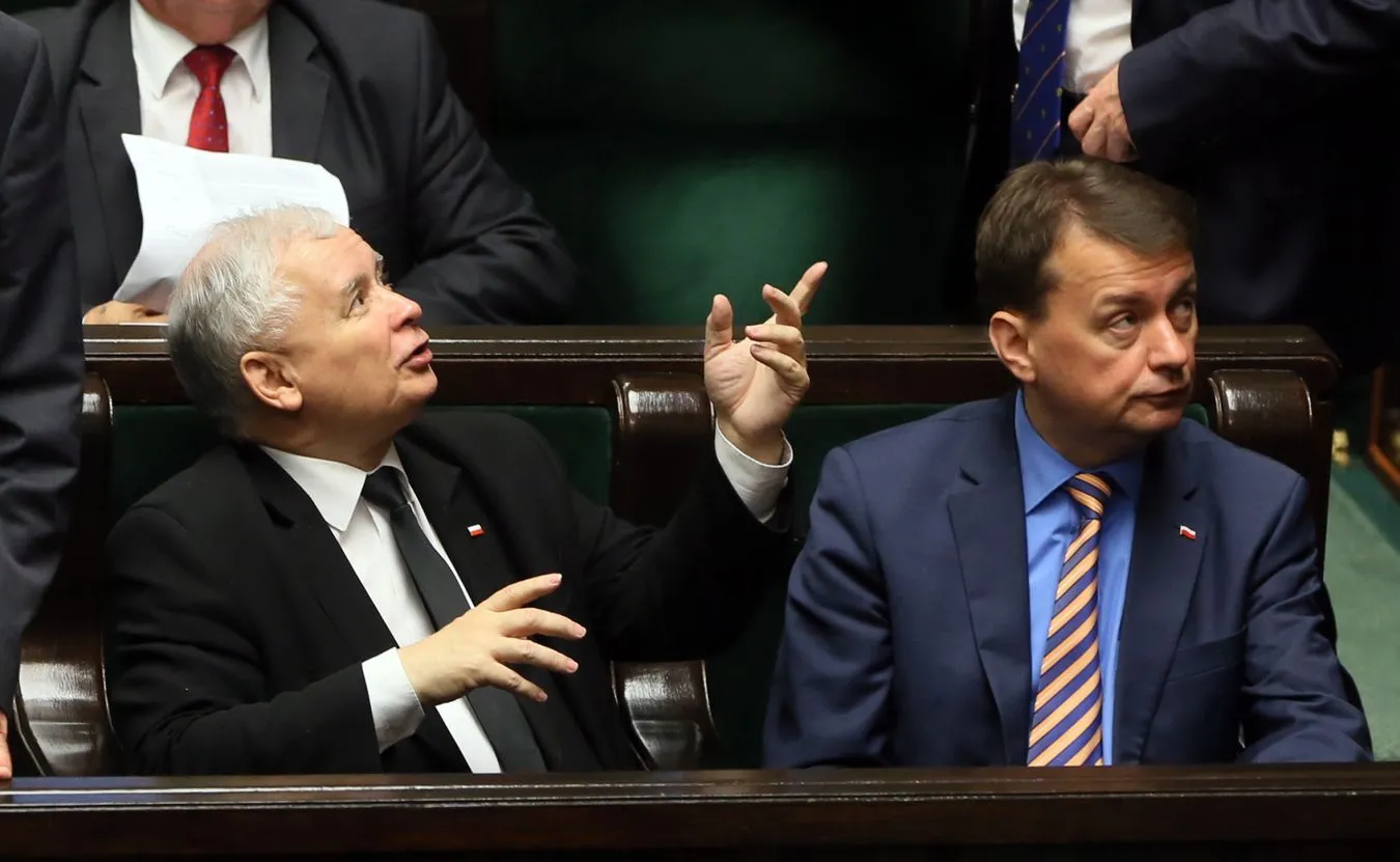 Jarosław Kaczyński i Mariusz Błaszczak