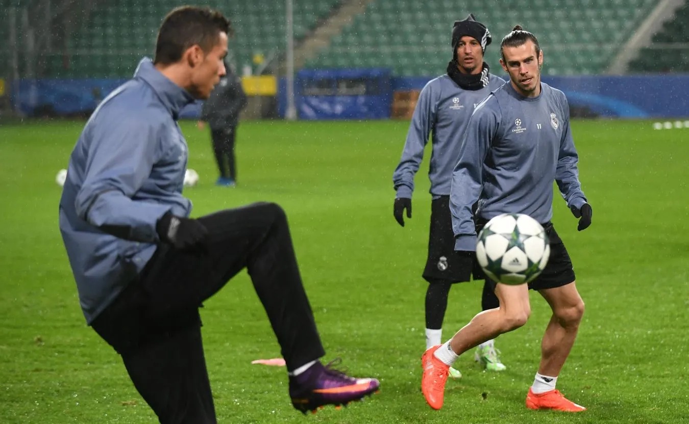 Trening piłkarzy Realu Madryt